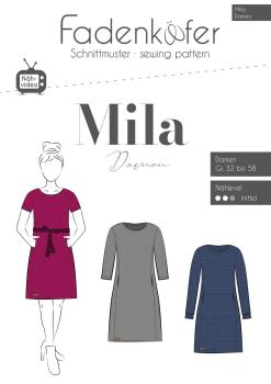 Papierschnittmuster Damenkleid Mila